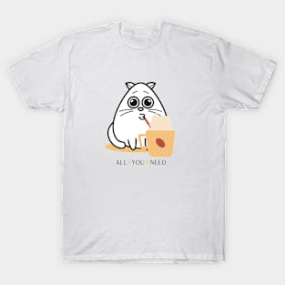 Cats and Coffee T-Shirt